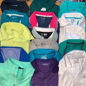 Lot of 15 Men’s Golf Shirts